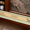Nuevo tapete de té tejido de bambú estilo Zen chino, tapete de mesa para té seco de bambú, camino de mesa de té impermeable de lujo ligero de alta gama