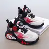 Tênis Esportivo Infantil, Sapatos para Meninos, Tênis de Basquete de Couro Primavera 2026, Tênis de Corrida Vermelhos para Estudantes do Ano de Nascimento, Tênis de Treino para Crianças Maiores