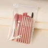 Macaron Cangzhou Conjunto de Pincéis de Maquiagem, Pincel para Blush, Pincel para Sombra, Conjunto de Viagem, Conjunto Portátil de Pincéis de Maquiagem, Ferramentas de Beleza