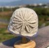 Gorro de punto de lana cálido y combinable con todo, estilo japonés, de doble capa, hecho a mano, para mujer, otoño e invierno, estilo coreano, con puntera