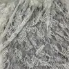 Estoque pronto tecido de renda leve estilo chinês jacquard de folha renda de cílios bicolor tecido para saia