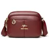 Bolso pequeño minimalista de alta gama con múltiples compartimentos para mujer, nuevo modelo 2026, bolso versátil para mamá, bolso de hombro y cruzado
