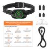 Coleira de Choque Elétrico para Treinamento Toque Pet Recarregável à Prova d'Água Dispositivo de Treinamento para Cães Dispositivo Anti-Latido Gadget Anti-Latido com Display Digital Inteligente