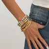 Joyería Transfronteriza Europea y Americana, Gargantilla Retro de Bambú Multicapa con Acabado Envejecido Estilo Hong Kong, Collar Minimalista Ins de Nicho Texturizado