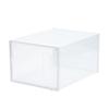 Nueva caja de almacenamiento de zapatos con puerta magnética transparente, caja de zapatos de plástico grueso grande, cajón de almacenamiento, caja de exhibición de zapatos