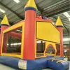 Proyecto Transfronterizo Castillo Inflable para Niños Trampolín Cuadrado Trampolín Equipo de Diversión para Interiores y Exteriores Castillo Travieso Tobogán