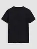 Camiseta Estampada de Rosas para Hombre, Casual, Cuello Redondo, Manga Corta