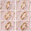 Pulsera de acero de titanio estrella esmerilada de alta calidad de venta caliente transfronteriza 18K que no se desvanece nicho explosiones moda retro marea
