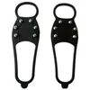 456710 crampones dentados en stock, directo del fabricante, cubrezapatos de silicona antideslizantes para exteriores para escalada en nieve y montañismo, herramienta antideslizante
