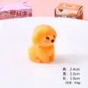 Acessórios de Resina de Família de Cachorros Mini Simulada Boneco Filhote Fofo Decoração de Mesa DIY Casa de Bonecas Animais Pequenos