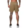 2023 Transfronterizo Doble Capa Camuflaje Verano Hombres Tallas Grandes Cinco Puntos Secado Rápido Transpirable Fitness Deportes Running Comercio Exterior