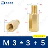 Coluna de Cobre Hexagonal de Cabeça Única M3 Coluna de Isolamento Hexagonal Externa Rosca Externa Macho-Fêmea Espaçador para Chassi Placa-Mã Pcb Coluna de Parafuso de Latão