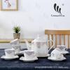 Venta al por mayor del fabricante Punto de Clase Europea Cerámica Elegante Juego de Agua Patrón Cóncavo y Convexo Sentido Elegante Hogar Oficina Hospitalidad Juego