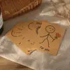 Aliexpress Más Vendido Cristal DIY con Tarjetas de Regalo Divertidas Empaque de Joyería de Piedras Preciosas Tarjetas Pequeñas de Papel Kraft