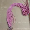 Cuerda para colgante pura hecha a mano directa de fábrica Negro Rosa Naranja Azul Plata Marrón Ágata cuenta superior cordón
