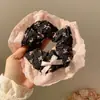 Scrunchie Estilo Coreano Zhao Lusi High-End Estético Ins Estilo Universitário Prendedor de Cabelo Estilo Doce Faixa de Cabelo Feminina