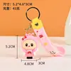 Novo Chaveiro de PVC Chaveiro de Tecido 3D Pingente Corrente para Pendurar na Bolsa Desenho Personalizado