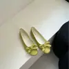 Sapatos Mary Jane com Salto Baixo Estilo Francês e Laço para Noite para Mulheres, Novo Modelo 2026