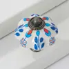 Manija de Cajón de Gabinete Estilo Pastoral Moderno Manija de Puerta de Gabinete Estilo Americano Retro Manija Elegante de Cerámica Estilo Francés