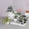 Flores Artificiales Prehechas, Árbol de Hierro Bonsái de Cerámica, Decoraciones para el Hogar de Amazon, Adornos de Plantas en Maceta para Escritorio, Fabricantes de Comercio Exterior