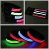 Coleira luminosa LED coleira luminosa recarregável por USB cães de pequeno e médio porte Teddy golden retriever coleira luminosa para animais de estimação anti-perda