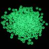 Cuentas luminosas al por mayor 7*4mm redondas hechas a mano amor luminosas tres cuentas sueltas DIY accesorios de cuentas para manualidades