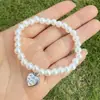 Pulsera de perlas con cuentas, colgante de juguete, pulsera para niños, adorno de calabaza, accesorio para colgar en collar, adorno de peluche