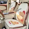 Cojín de asiento de coche de dibujos animados, adecuado para todas las estaciones, lindo, transpirable y cómodo, proporcionando una experiencia de asiento agradable en tu coche