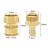 Conector rápido de latón para lavadora a presión 22*1.5, boquilla de pistola de agua a presión para uso doméstico, accesorio de latón de conexión rápida para lavado de autos
