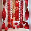Nuestro Set de Decoración de Boda Incluye un Tapiz de Boda para la Pared del Fondo, Adecuado para Decorar la Habitación de Bodas, la Sala de Estar y el Nuevo Hogar tanto para la Novia como para el Novio