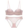 Pecho Pequeño Ropa Interior de Encaje sin Aros de Borde Grande para Mujer Sexy sin Marcas Soporte Superior Push-up Recogido Sujetador de Punto de Ola Paramamario