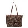 Bolso tote retro de moda transfronterizo para mujer, nueva colección otoño 2026, estampado de leopardo, bolso de hombro de lujo ligero, adecuado para ir al trabajo y como bolso de axila