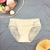 Pantaletas Europeas y Americanas de Tiro Bajo Sin Costuras para Mujer, Encaje Japonés Lindo, Lujo Ligero Transfronterizo, Transparentes Tentadoras Sexy para Chica