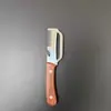 Cuchillo Pelador de Acero Inoxidable para Uso Doméstico, Pelador Multifuncional con Abrebotellas, Mango de Palo de Rosa, Herramienta de Cocina para Pelar Frutas y Verduras
