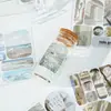 Libro de Pegatinas Yiniao: Serie Viento en la Encrucijada, Tema Paisaje Pegatinas Decorativas para Diario DIY, 40 Hojas, 6 Diseños
