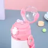 Tetera de dibujos animados para niños tapa abatible vaso con boquilla correa portátil vaso deportivo taza térmica de acero inoxidable personalización de regalo