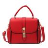 Bolsa Feminina 2024 Nova Moda Vintage Bolsa de Ombro Couro Macio Bolsa de Mão Transversal para Meia-idade Bolsa Feminina Atacado Tendência