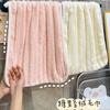 Toallas de Pana de Colores Dulces para Niñas y Parejas, Toallas Domésticas Estándar de Coral Fleece para Lavarse la Cara y Bañarse, Entrega en Color Aleatorio