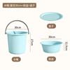 Cubo de Plástico para el Hogar con Tapa Cubo Portátil Cubo Extra Grande para la Lavandería Engrosado Cubo para Baño de Dormitorio Estudiantil Cubo de Almacenamiento de Agua