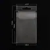 Bolsa de Embalaje con Agujero para Colgar para Esponja de Dedo Bolsa Transparente de PVC para Aretes, Collares con Tapa abatible Agujero de Avión Se Puede Colgar Bolsa para Joyería