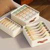 Caja de Almacenamiento de Ropa Interior de Cáñamo Tianshan de Lujo Ligero Cajón de Dormitorio Armario Caja de Almacenamiento de Calcetines Caja de Almacenamiento Multifuncional para Armario