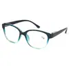 Gafas de Lectura Ovaladas Lindas y de Moda para Reducir la Edad para Mujeres, Decorativas y Versátiles, Portátiles y Gafas para Super Presbicia 169Cq040