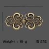 Hebilla de Broche Retro China para Chal de Mujer, Hebilla Creativa Hueca para Pañuelo de Seda, Hebilla Decorativa para Cinturón de Ropa de Viaje, Broche Antideslizante
