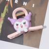 Clip para el pelo con forma de corazón de Sanrio, accesorio grande con dibujos animados, pinza para el pelo con forma de corazón para niña pequeña, pinza para el flequillo con forma de Kulomi