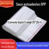 Sacos OPP Sacos Autoadesivos Sacos para Embalagem de Livros e Cadernos Sacos Plásticos Autoadesivos Armazenamento Selagem Reciclável