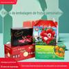 Caixa de frutas personalizada pequeno lote caranguejo peludo caixa de presente portátil tampa céu e terra Caixa caixa de embalagem de toranja personalizada