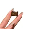 Agarwood de Alta Qualidade Gato Fofo Correndo Anel DIY Acessórios de Moda Contas de Buda Pulseira com Contas Colar Joias
