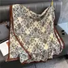Bufanda de Seda Versátil Estampado Paisley Vintage Grande para Mujer, Temporada Primavera y Otoño 2026, Chal Bufanda de Alta Gama, Bufanda Decorativa para el Cuello como Ropa de Abrigo