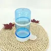 Bebedouro automático para pássaros comedouro de água caixa de comida para papagaio pote de comida alimentador transparente anti-respingo vendas diretas da fábrica