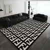 Tapete Cristal Veludo High-End para Sala de Estar Almofada de Sofá Casa Absorvente Super Resistente a Manchas Quarto Mesinha de Cabeceira Tapete de Chão